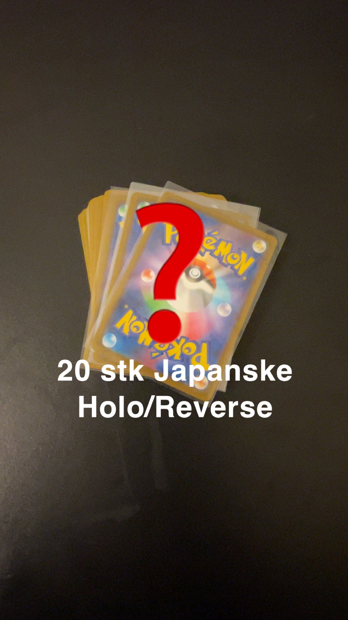 20 Stk Japanske Holo/Reverse Pokémon Kort Random