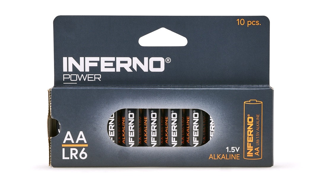 10-pak AA Batterier