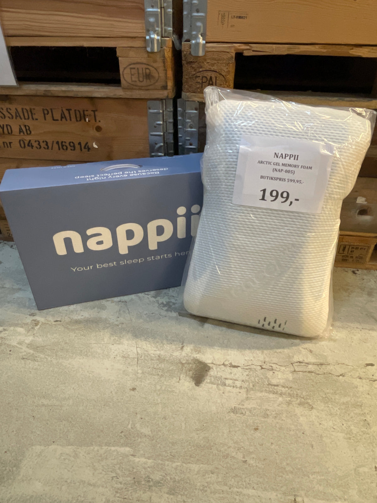 Nappii Arctic Gel Memory Foam Hovedpude