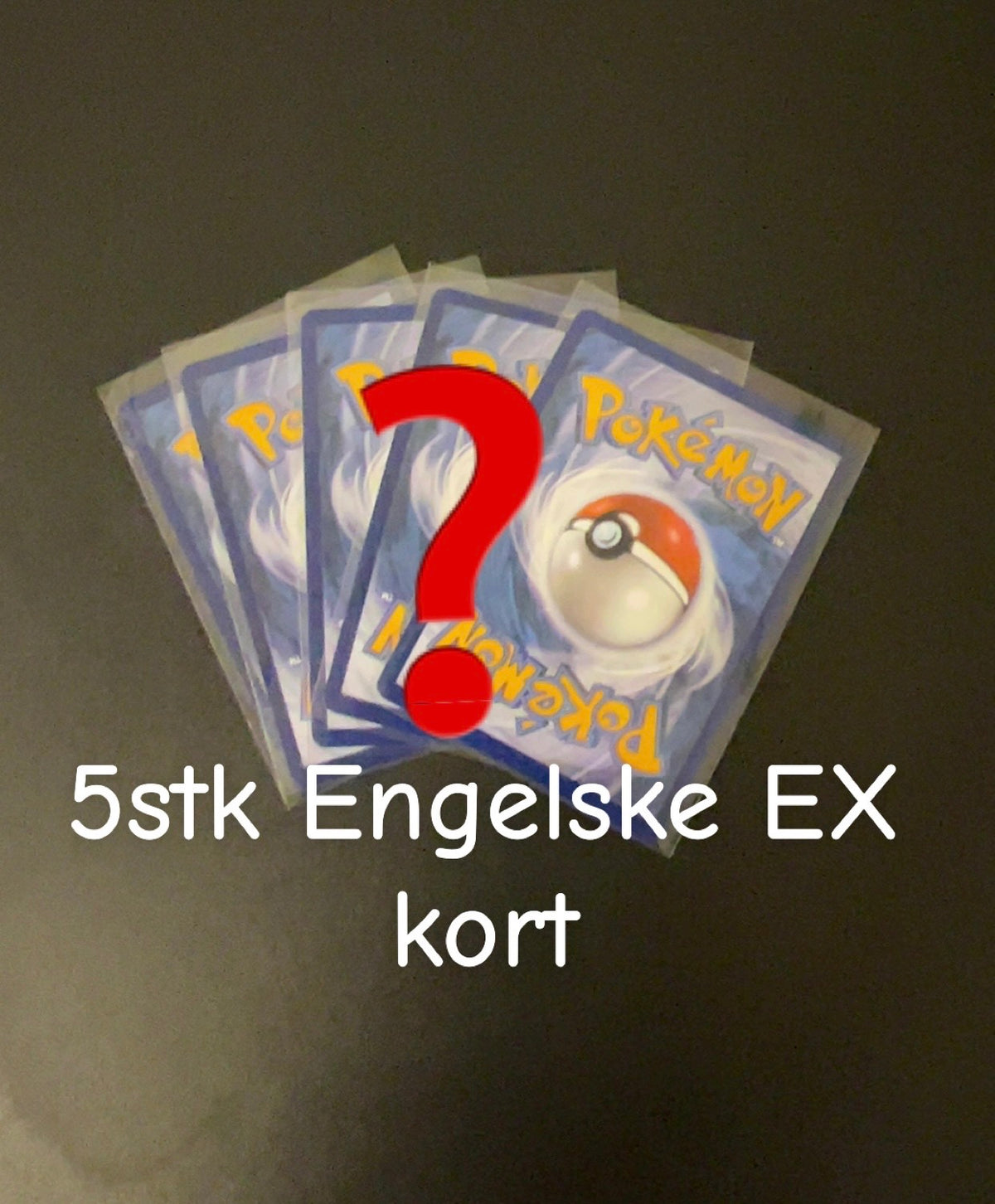 5 Stk Engelske EX Kort Random