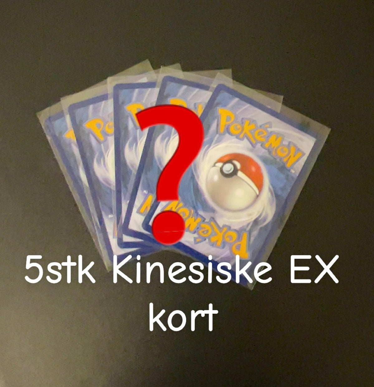 5 Stk Kinesiske EX Kort Random