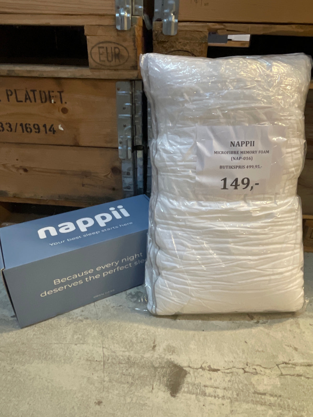 Nappii Microfibre Memory Foam Hovedpude