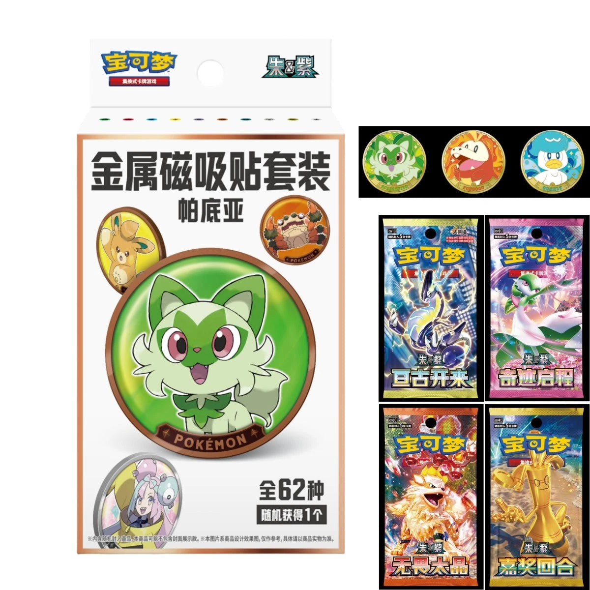 Pokémon Box Magnetic Coin KINESISK