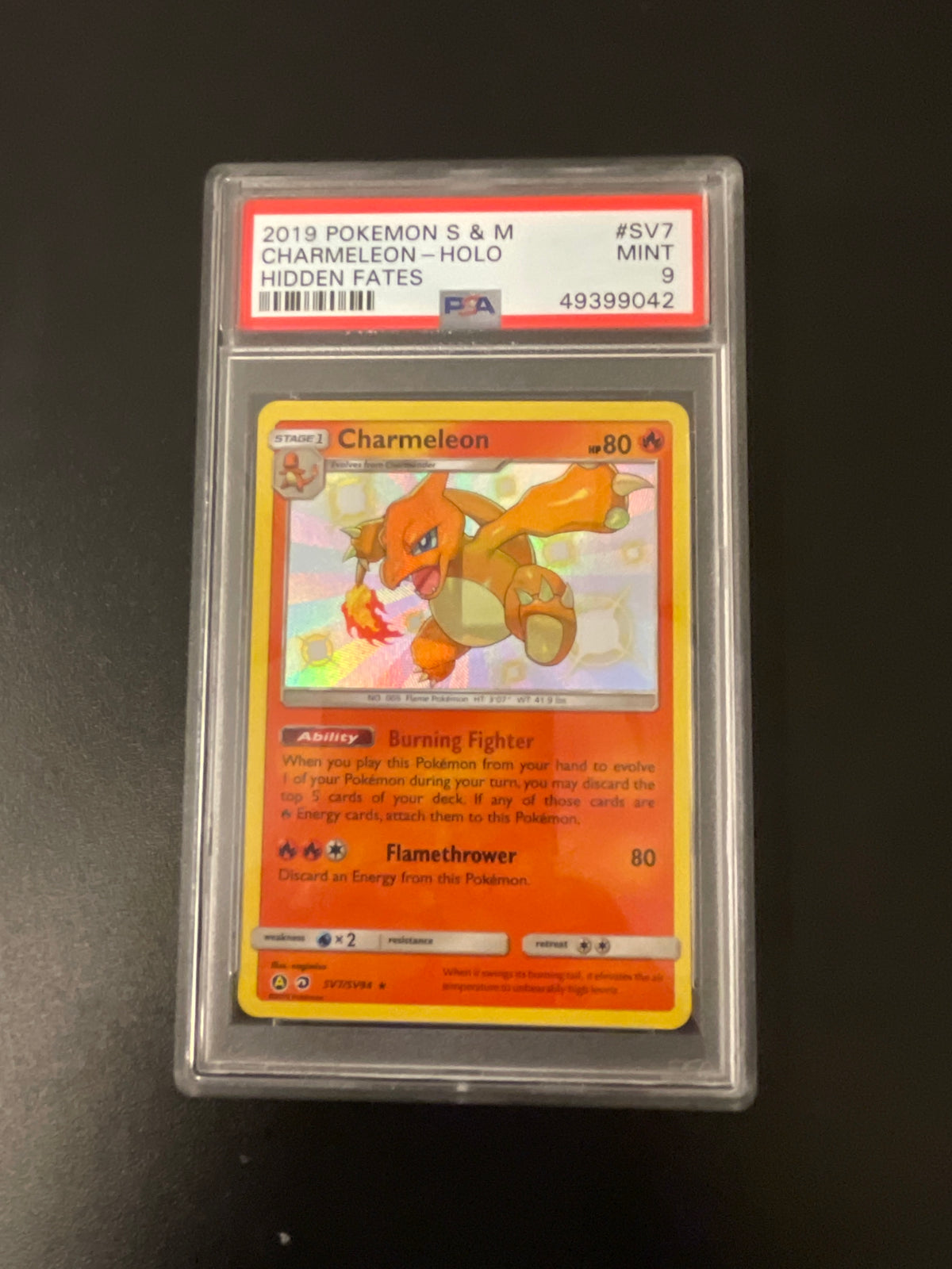 Charmeleon #SV7 PSA 9