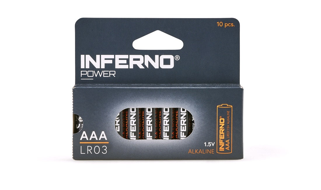 10-pak AAA Batterier