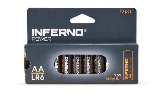 10-pak AA Batterier