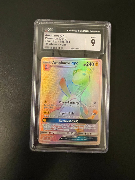 Ampharos GX 185/181 CGC 9