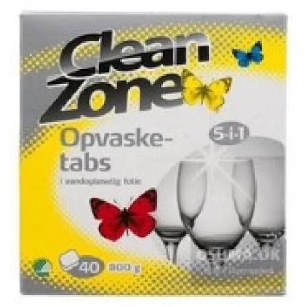 Clean Zone Opvasketabs 40stk