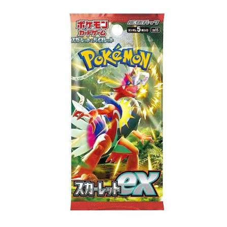 Scarlet EX Booster Pack Japansk